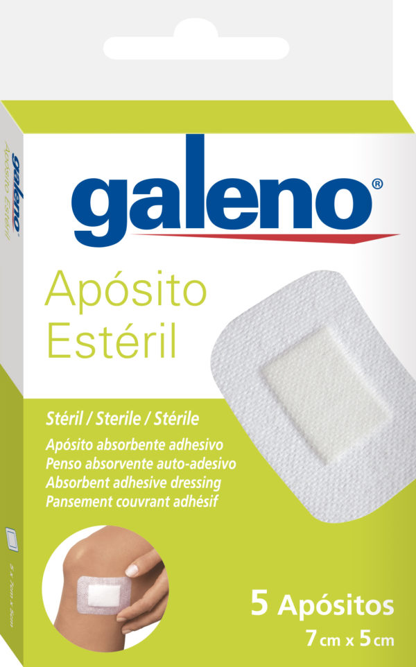 Galeno Apósito Esteril 7x5cm 5 u