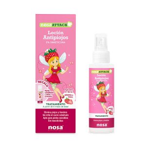 Loción Antipiojos 5% Dimeticona Fresa 100ML