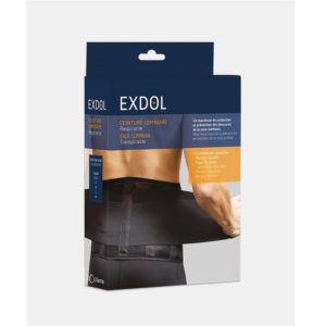 Faja lumbar elástica negra S