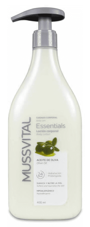 Loción Corporal Mussvital Aceite de Oliva 400ml
