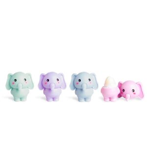 Martinelia Cute Elephant Lip Balm (Coconut, Strawberry, Grape, Marshmallow)