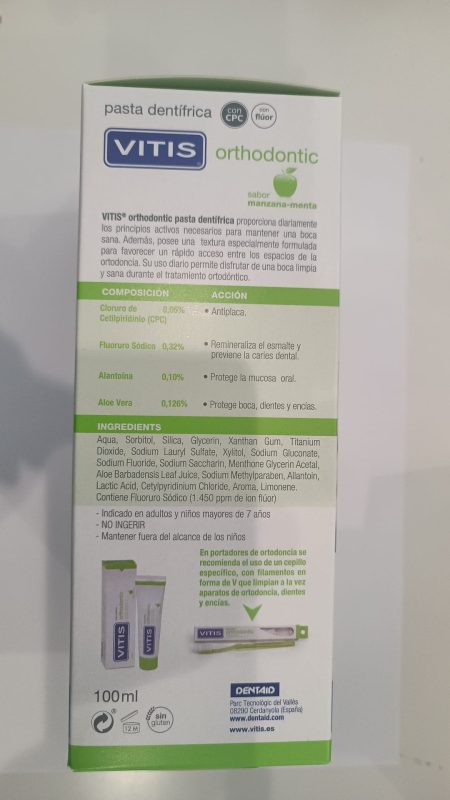 Pack Vitis Ortho Pasta 100ML+Colutorio 500ml - Imagen 2