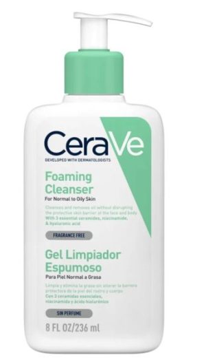 Gel Limpiador Espumoso Cerave 473ml