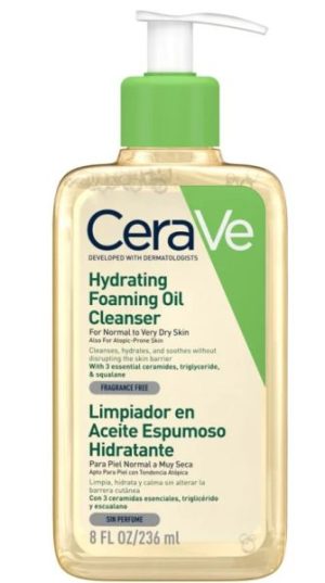 Aceite Limpiador Espumoso Cerave 473ml